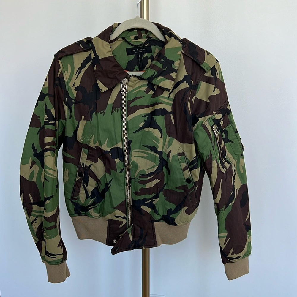 Rag & Bone Small Camo Jacket